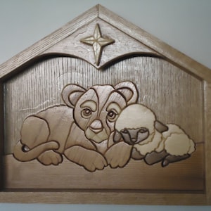 Lamb and Lion 4738 intarsia