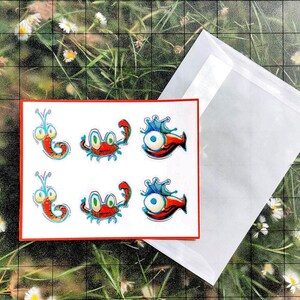 Silly Sea Creatures For Laptops, Journaling, Fridges, etc.