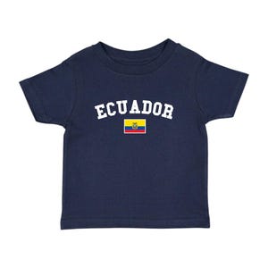 Ecuador Baby Tee, Ecuador T Shirt, Ecuadorian Soccer T Shirt With Flag, Blokette Football T Shirt, Y2K Baby Tee