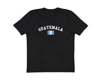 Guatemala T Shirt, Adult Unisex Guatemala Shirt, Black Guatemala Graphic Tee, Soccer Jersey Style TShirt, Guatemala Soccer, Gift For Him