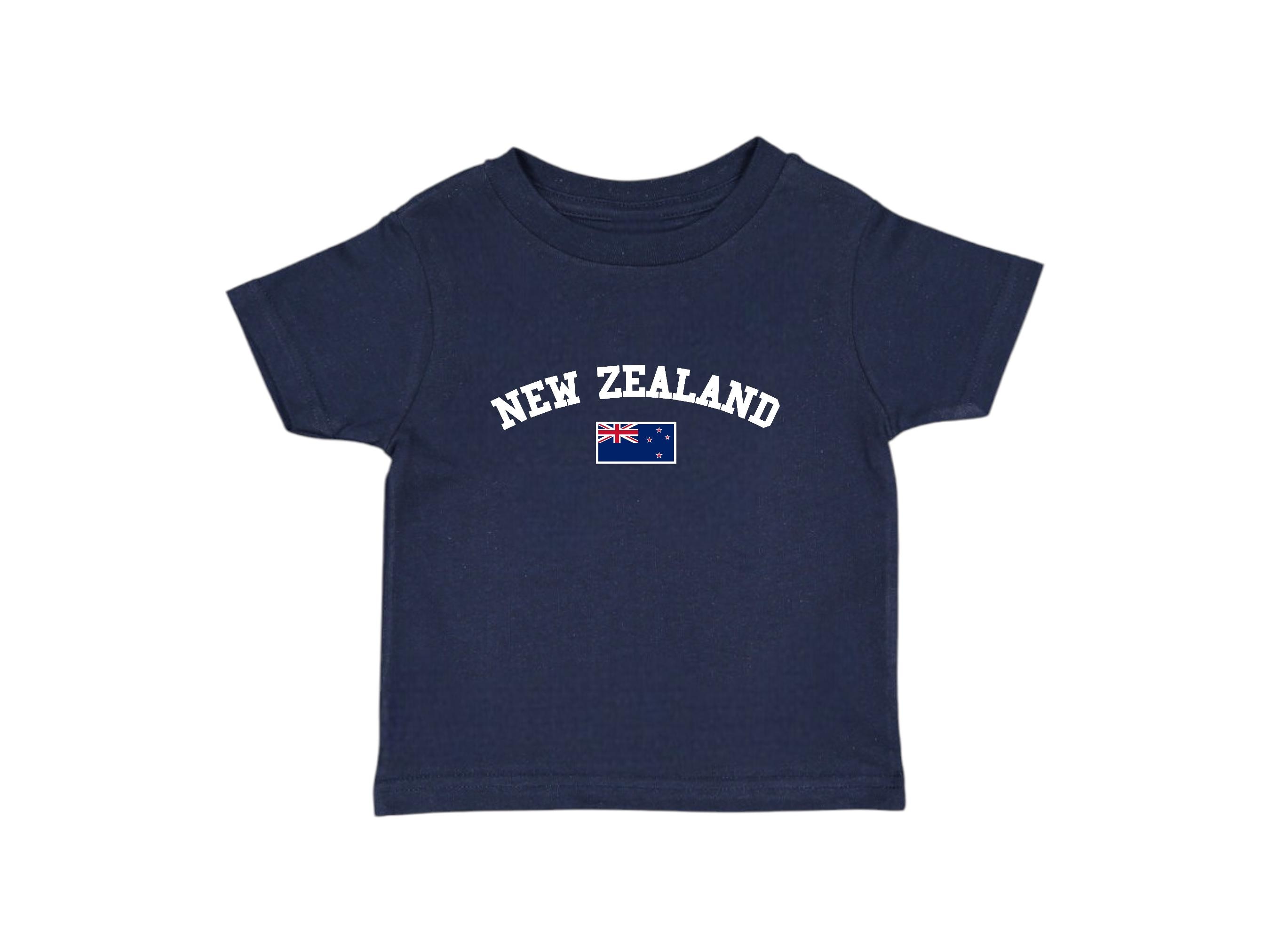 New Zealand Baby Tee, New Zealand T Shirt, New Zealand Tshirt With