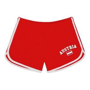 Austria Shorts, Austrian Dolphin Short, Y2K Booty Shorts, Hot Shorts, Soccer, Gym Shorts, Womens Clothing, Handmade Lounge Short, Dolfin