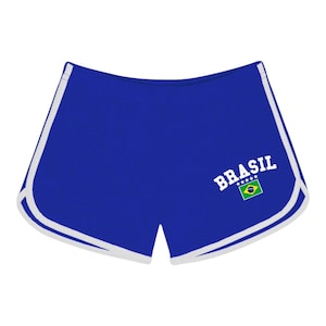 Brazil Shorts, Brasil Dolphin Short, Y2K Booty Shorts, Hot Shorts, Soccer, Gym Shorts, Womens Clothing, Handmade Lounge Short, Running