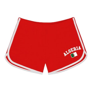 Algeria Shorts, Algerian Dolphin Short, Y2K Booty Shorts, Hot Shorts, Soccer, Gym Shorts, Womens Clothing, Handmade Lounge Short, Running