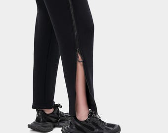 Anpassbare Damen Winterhose mit seitlichen Reißverschlüssen | Hose nach der Op
