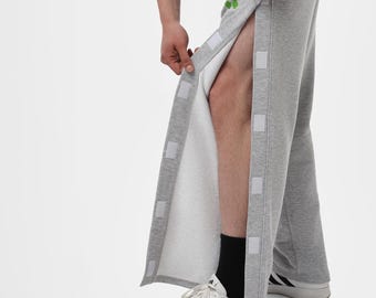 Herren Anpassungsfähige Erholungshose | Einfacher Zugang für Kniechirurgische Eingriffe, Hüftersatz und Physiotherapie