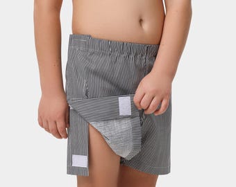 Kinder Bio Slip | Post-chirurgische Eingriffshosen für einfaches Ankleiden