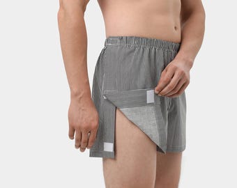Men's Adaptive Briefs | Easy Access Underwear for Post Surgery & Physical Therapy