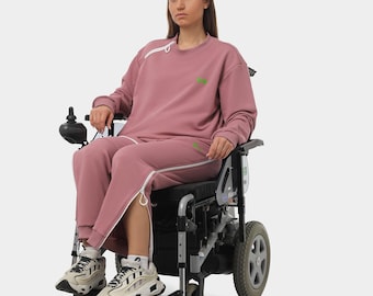 Rollstuhl-adaptive Damenhosen | Einfaches Ankleiden Kleidung für Besondere Bedürfnisse & Eingeschränkte Bewegungsfreiheit