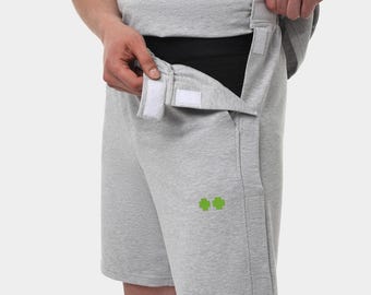 Herren Post-Chirurgie-Recovery-Shorts | Anpassungsfähiges Design für Physiotherapie & Krankenhauskleidung