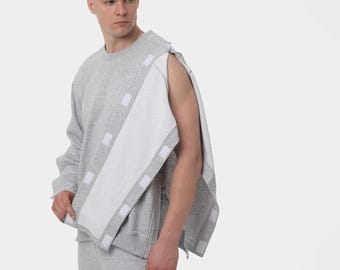 Men's Adaptive Tear-Away Sweatshirt | Post-Op Clothing, Physical Therapy