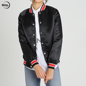 Custom Satin Bomber Jacket: Personalized Bridal Party Gift