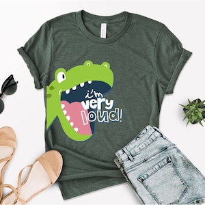 Im Very Loud T-Shirt, Cartoon Graphic Tee, Positive Vibes Shirt, Whimsical Fun Gift for Kids, Gift for Kids, Aesthetic T-Shirt, Youth Tshirt
