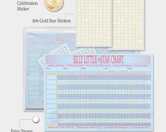 1 Month Habit Tracker Reward Chart: 4-Week Organiser Star Chart with Stickers