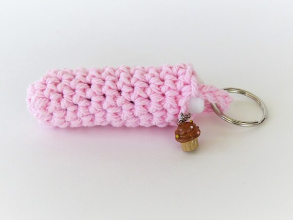 crochet chapstick holder