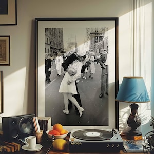 額装品/タイムズスクェアでの終戦祝賀のキス/アート/ポスター