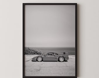 PIRELLI Tires Ferrari F40 Performing Arts 8x10 Poster Print Race