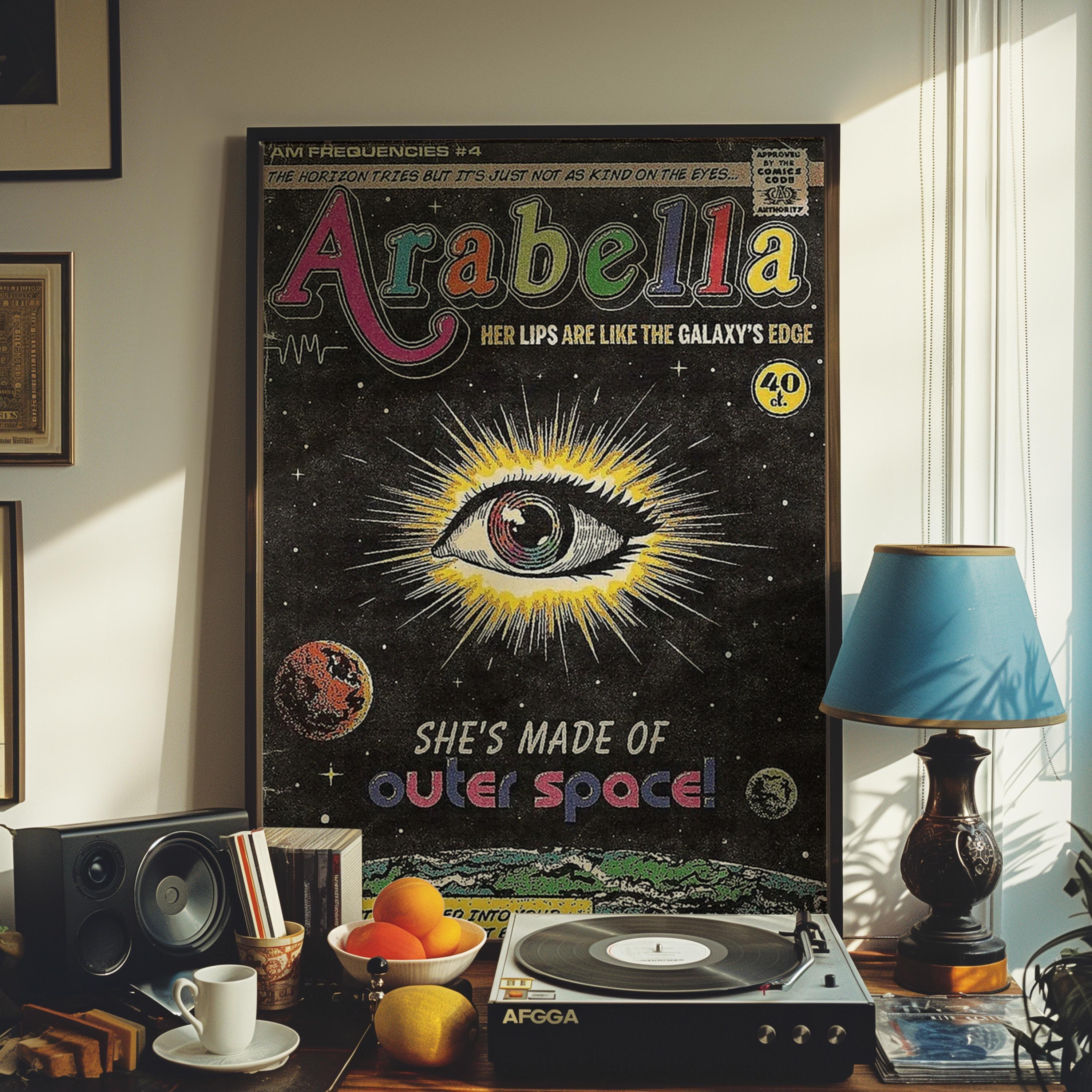 Arabella Indie Rock Poster | Vintage Music Wall Art - Etsy