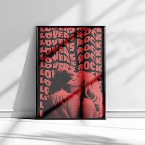 Lovers Rock Song TV Girl Poster | TV Girl Druck | Prints Ausstiegsposter | Musik Geschenk