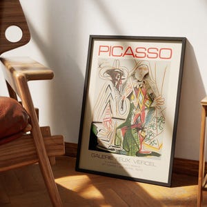 Pablo Picasso Galerie Felix Vercel 1972 Exhibition Canvas Art | Abstract Cubism Art | Museum-Quality Giclée Print | Musée Jacquemart-André