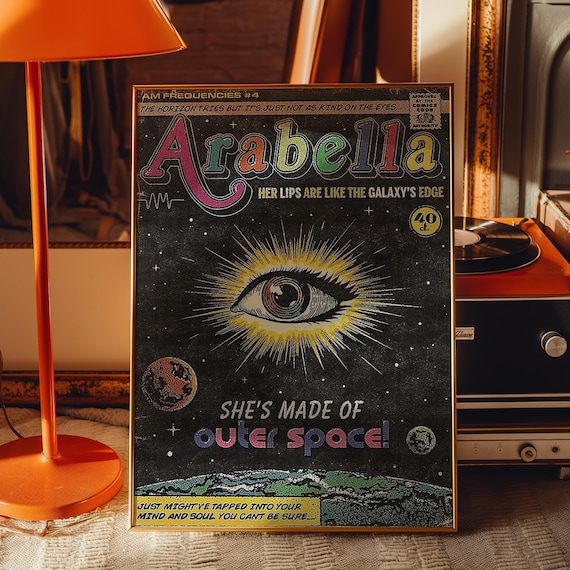 Arabella Indie Rock Poster | Vintage Music Wall Art - Etsy