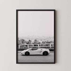 Lamborghini Gallardo Poster | Lamborghini Print | Lamborghini Wall Art | Sports Car Wall Art | Motorsports Wall Art | Car Decor for Garage