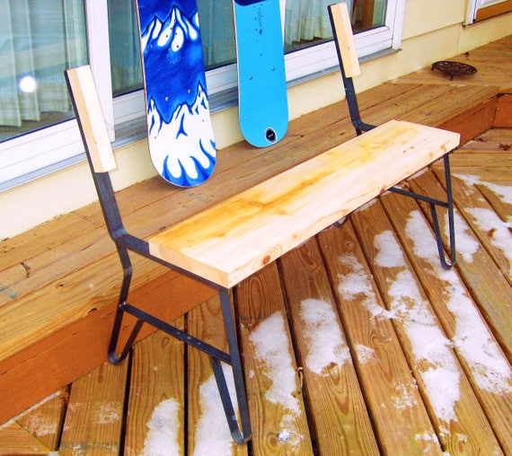 Items Similar To 907 Snowboard Bench Kit Metal Frame With Back