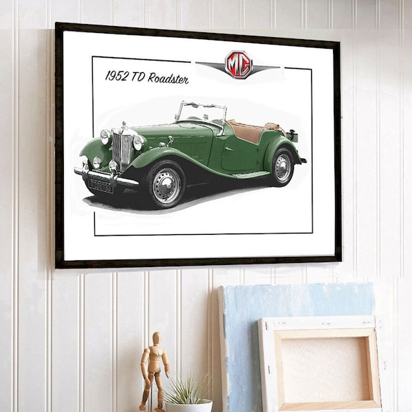 1952 MG TD Roadster Print