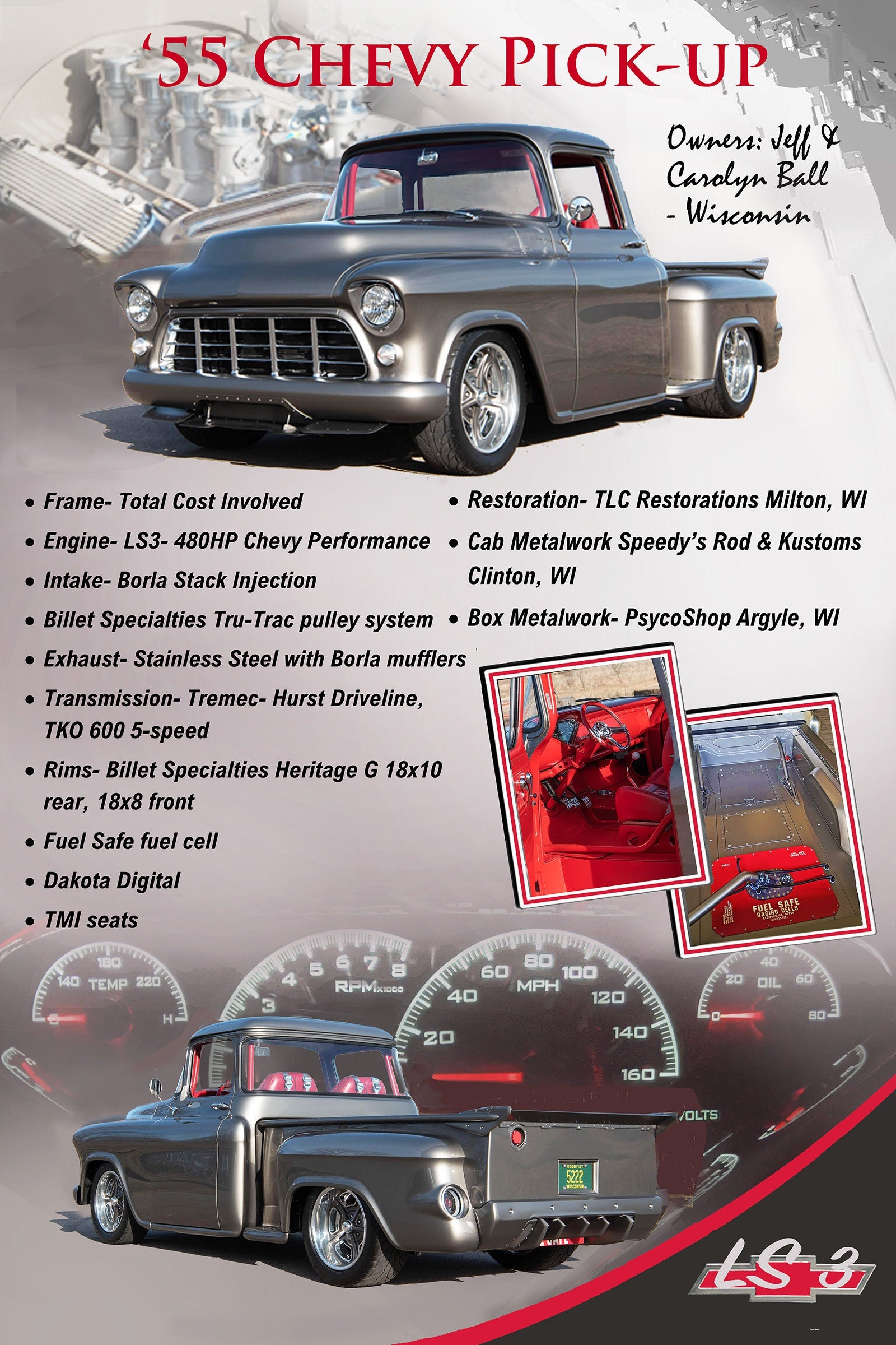 Digital Art Car Show Board WITH TRIPOD Etsy