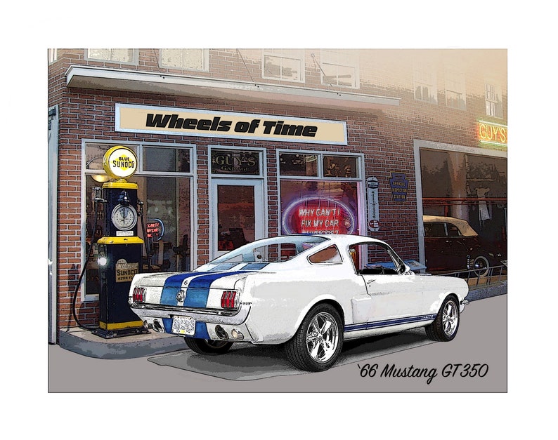 Digital PRINT /'66 Shelby Mustang GT350