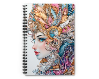 Perla, Wyraź siebie, Kobieta, Artykuły szkolne, Notatnik, Artykuły piśmiennicze, Dziennik, Pamiętnik, Notatnik spiralny - Linia liniowana