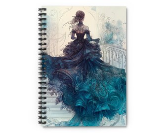 Branwen, Flurry of Fashion, Kobieta, Artykuły szkolne, Notatnik, Artykuły piśmiennicze, Dziennik, Pamiętnik, Notatnik spiralny - Linia liniowana