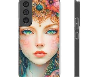 Arna, Woman, Artistic, Phone Case,  Flexi Cases, Unique Phone Accessories, Gift for Tech Lovers, Cover