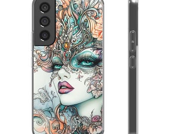 Deifilia, Woman, Artistic, Phone Case,  Flexi Cases, Unique Phone Accessories, Gift for Tech Lovers, Cover