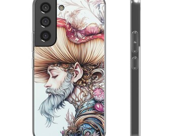 Rafferty, Man, Artistic, Phone Case,  Flexi Cases, Unique Phone Accessories, Gift for Tech Lovers, Cover