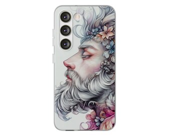Soren, Man, Artistic, Phone Case, Flexi Cases, Unique Phone Accessories, Gift for Tech Lovers, Cover