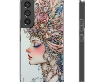 Kimber, Woman, Artistic, Phone Case,  Flexi Cases, Unique Phone Accessories, Gift for Tech Lovers, Cover