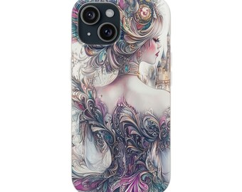 Amadea, Woman, Artistic, Phone Case,  Flexi Cases, Unique Phone Accessories, Gift for Tech Lovers, Cover