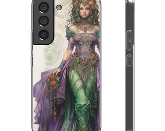 Calla, Elegant Woman, Artistic, Phone Case,  Flexi Cases, Unique Phone Accessories, Gift for Tech Lovers, Cover