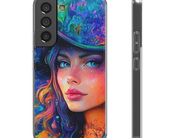 Nessica, Woman, Artistic, Phone Case,  Flexi Cases, Unique Phone Accessories, Gift for Tech Lovers, Cover