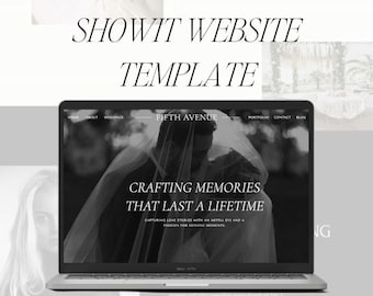 Fifth Avenue Showit Website Template – Elegant and Modern Design for Photographers and Creative Professionals
