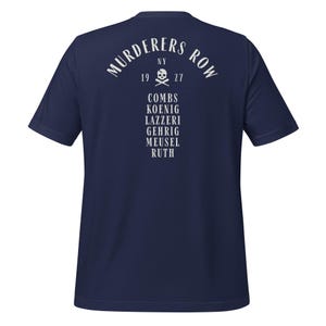 Uniseks vintage Murderers Row New York Baseball-T-shirt