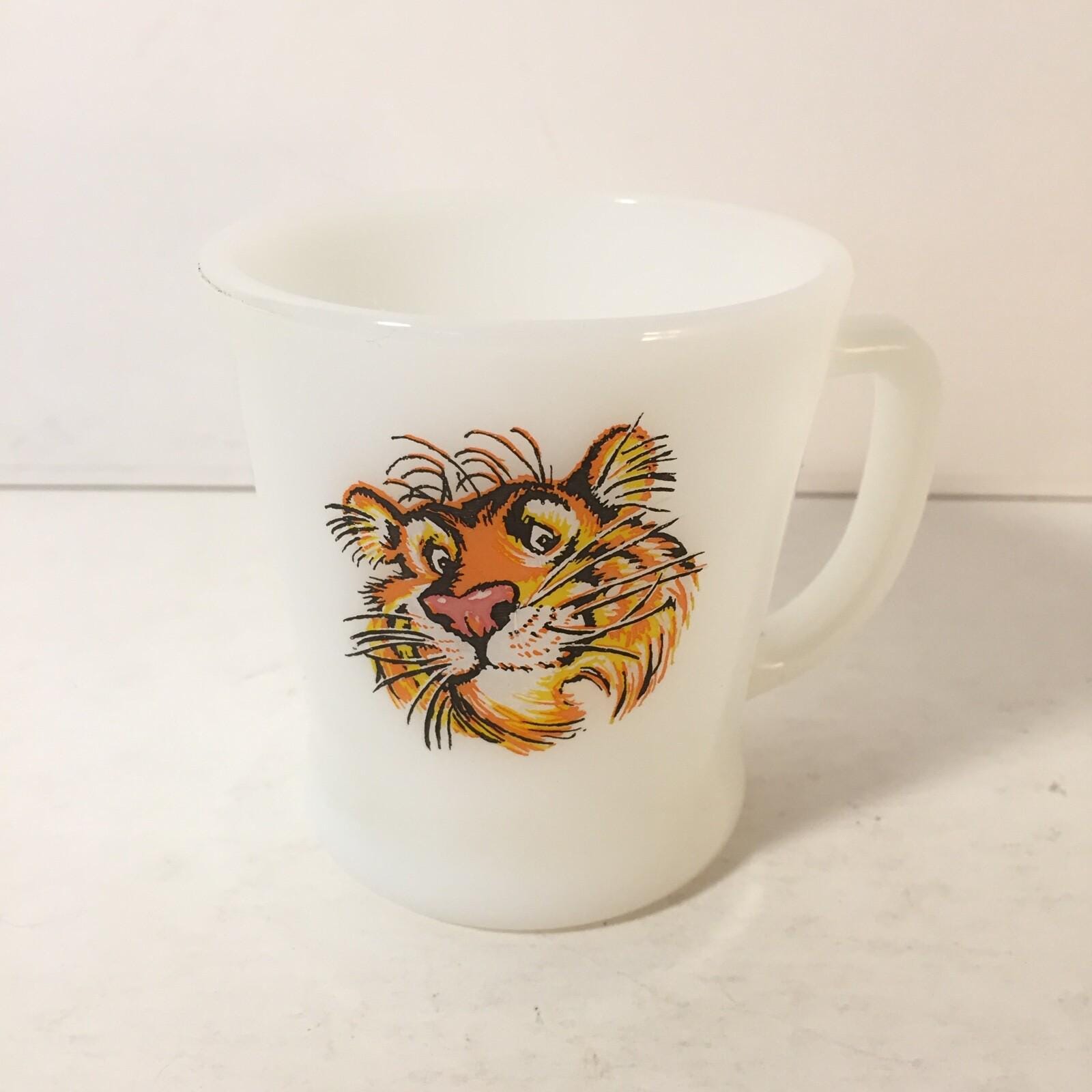 Fire King Mug Tiger - Etsy