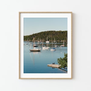 Bucks Hafen Fotografie Druck, Penobscot Bay, Maine, 35 mm Film Fotografie, 11x14 ungerahmt Kunst