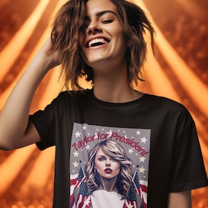 Taylor for President Tee Celebrity Inspired Gift for Her Swiftie gifts ColorLeafTees