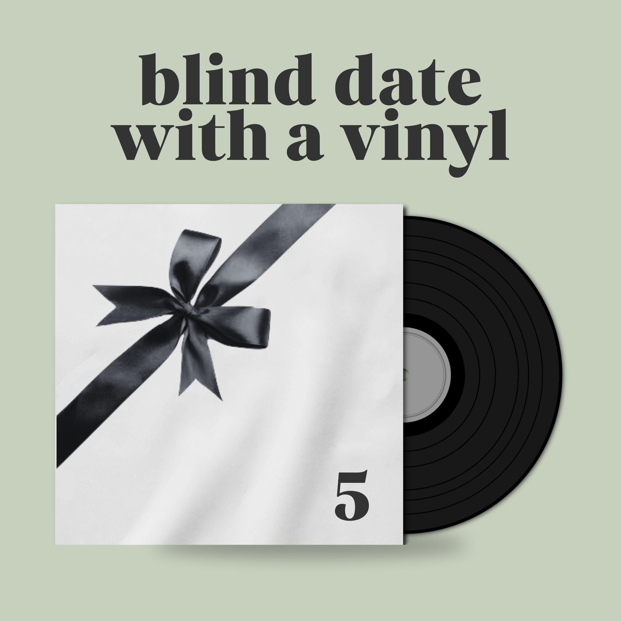Blind Date with a Vinyl Record | Custom Collection | Spotify Apple Music | Discogs | Personalized Playlist | Music box for vinyl collectors