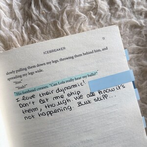 Icebreaker by Hannah Grace Annotated Book | Maple Hills Series | Anastasia Allen Nate Hawkins | Booktok Merch Hockey Romance Sports Romance image 4