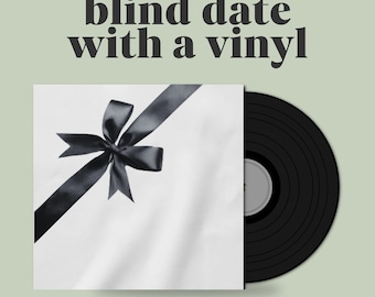Blind Date with a Vinyl Record | Custom records | Spotify | Apple Music | Discogs | Personalized Playlist | Music box for vinyl collectors