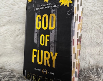 Libro anotado de God of Fury / Rina Kent / Nikolai Sokolov / Legacy of Gods / God of Malice / Merchandising de Booktok / Sweet Venom / Pestañas de libros