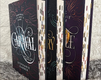 Libros anotados de la serie Caraval / Leyenda Scarlett Donatella / Stephanie Garber / Booktok / Mercancía de Érase una vez un corazón roto